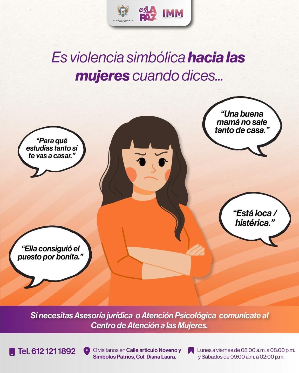 Refuerza Ayuntamiento de La Paz acciones contra violencia de género