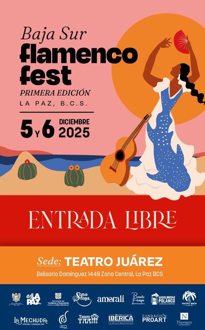 Todo listo para el Baja Sur Flamenco Fest 2025 en La Paz