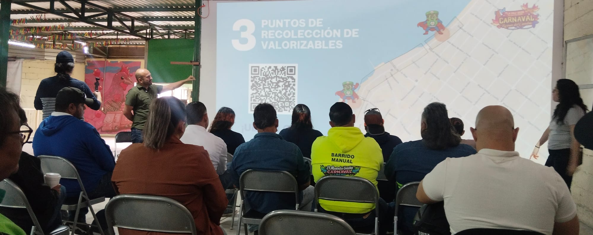 Concluyen capacitaciones en el manejo de residuos a comerciantes del Carnaval La Paz 2026