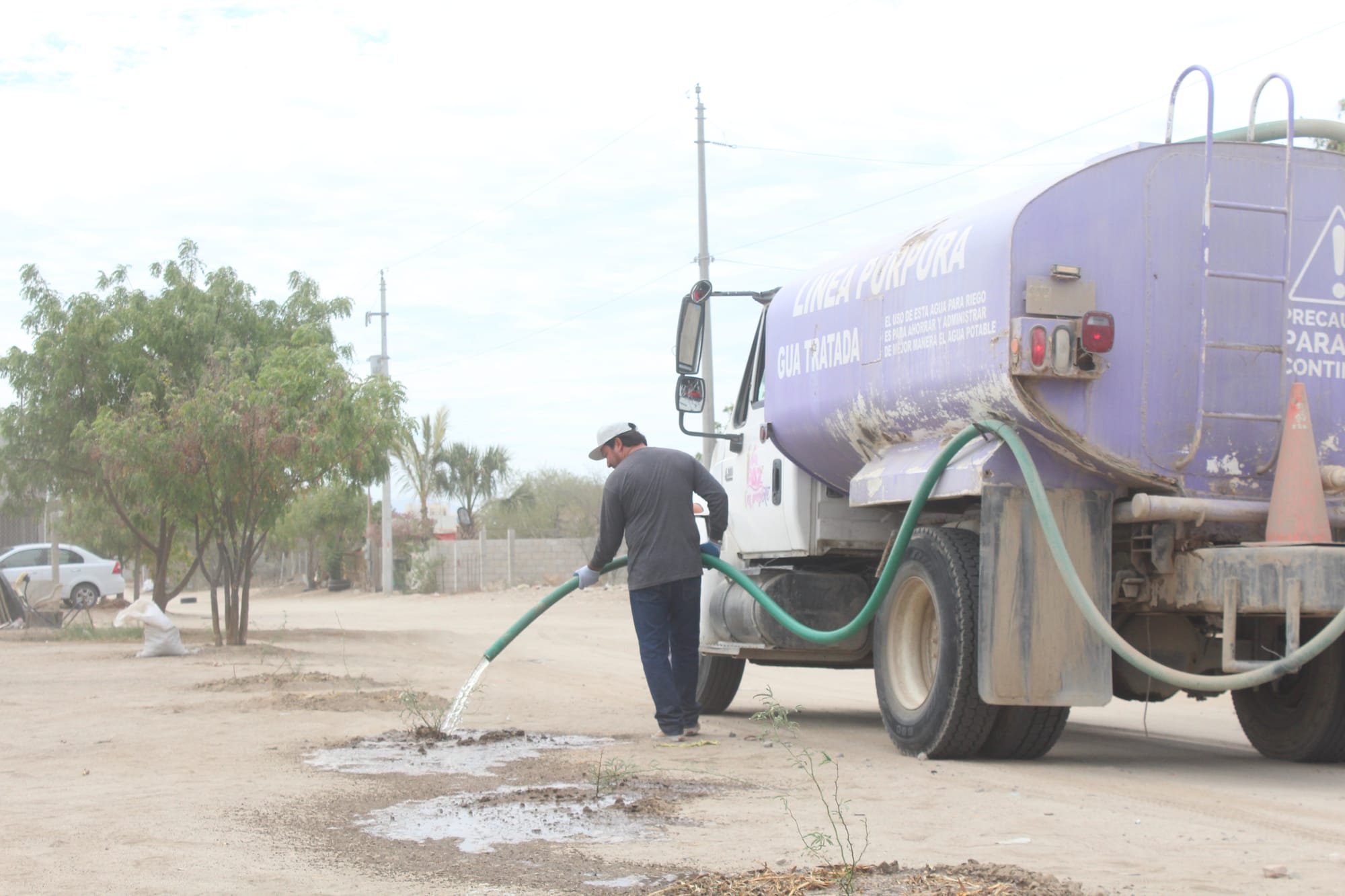 Reutilizó Ayuntamiento de La Paz más de 5 millones de litros de agua tratada para el riego de espacios públicos