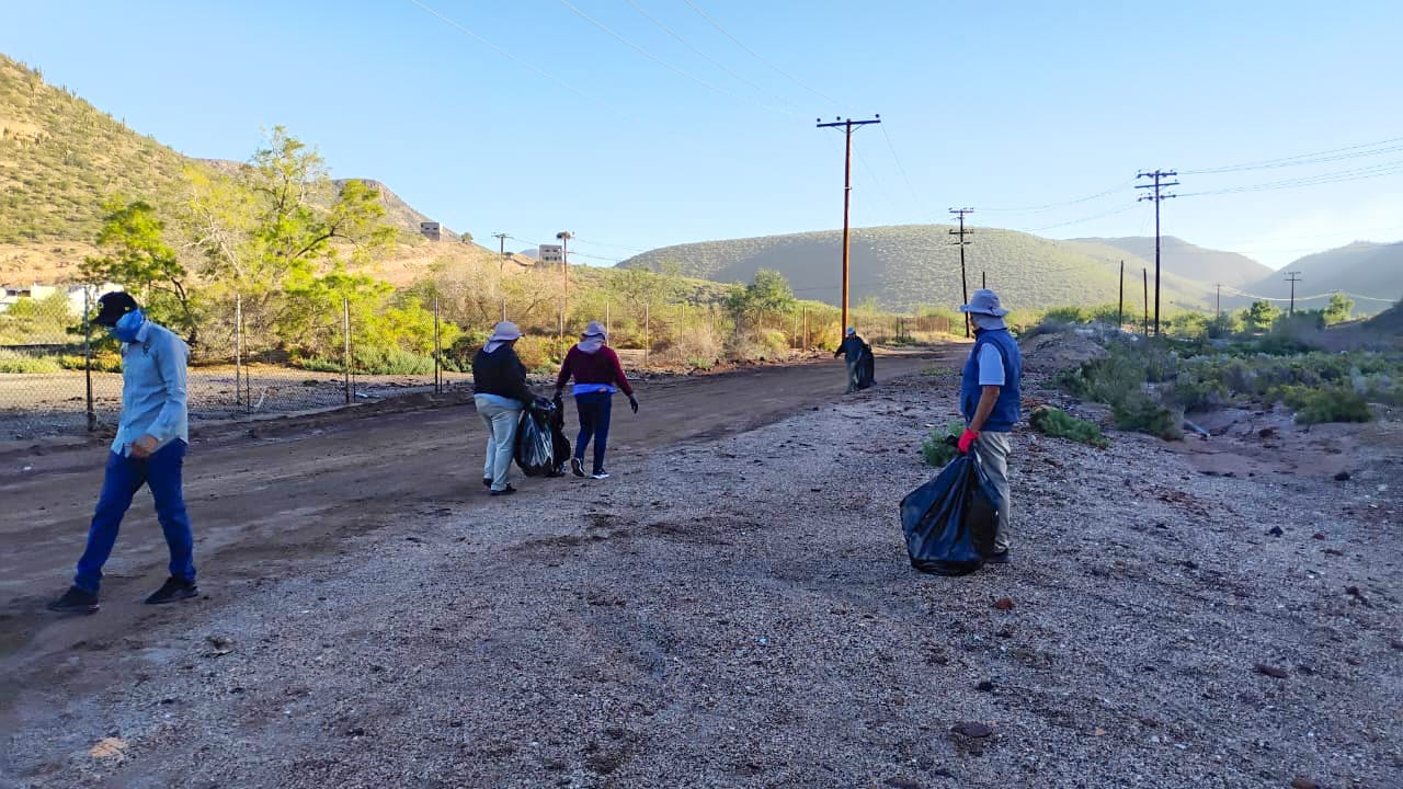 Recolectan más de 5 toneladas de residuos en playas de La Paz