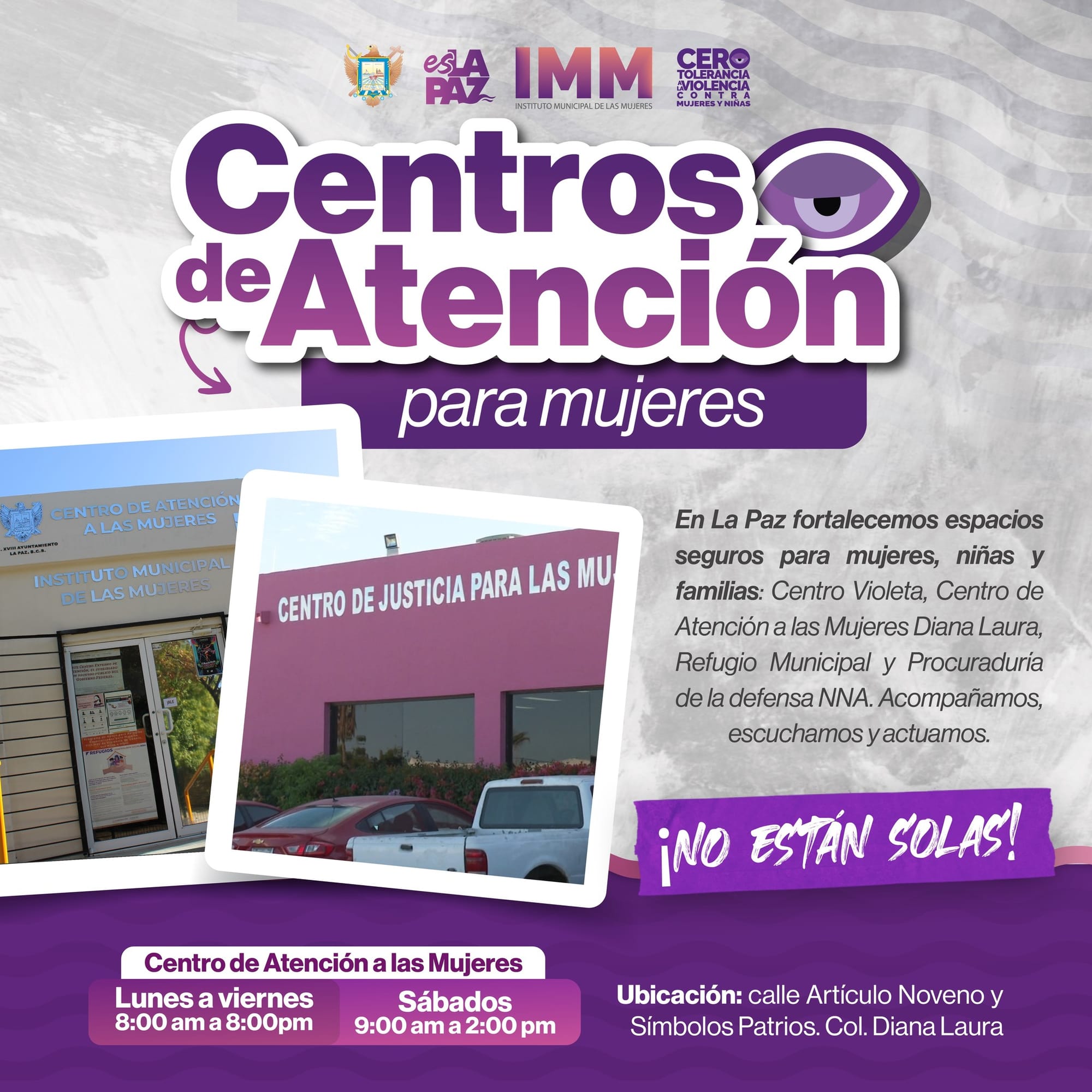 Brindará Ayuntamiento de La Paz atención a mujeres en situación de violencia durante vacaciones