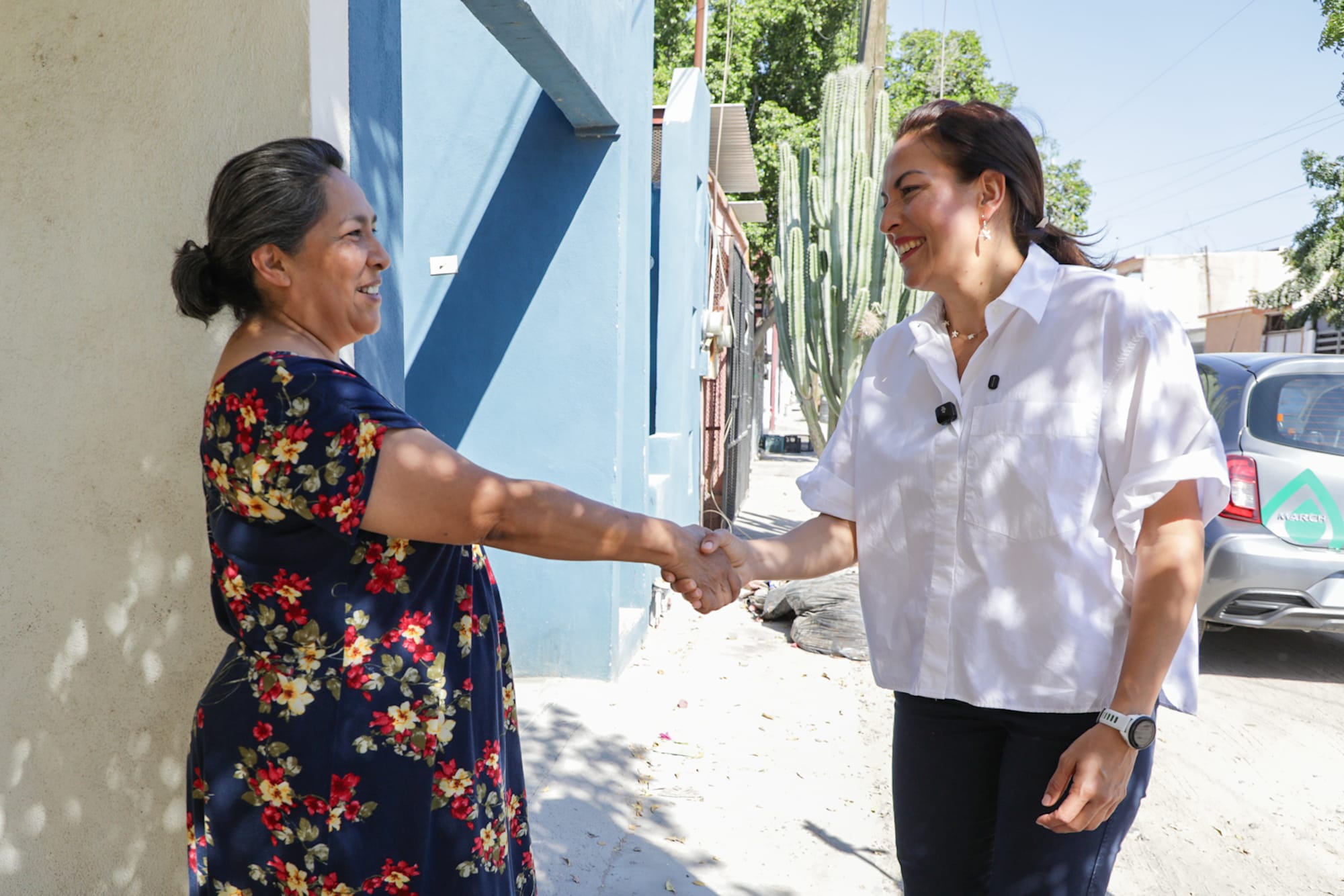 En La Paz sí hay agua: vecinos de Santa María lo confirman durante visita de Milena Quiroga