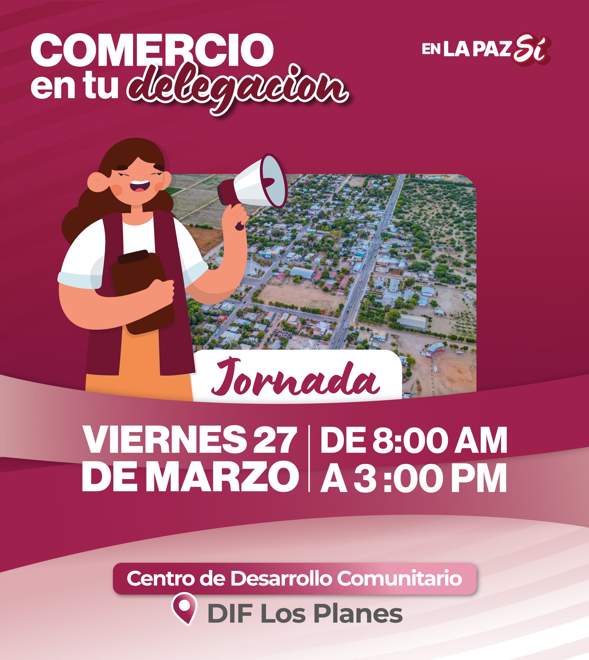 Súmate a la Jornada “Comercio en tu Delegación” y regulariza tu negocio en la delegación de Los Planes