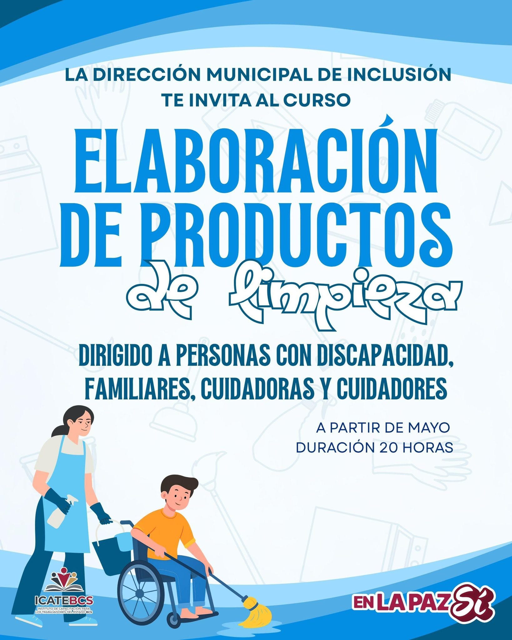 Ofrecerá Ayuntamiento de La Paz cursos gratuitos para fortalecer la inclusión y autonomía de personas con discapacidad y población LGBT+