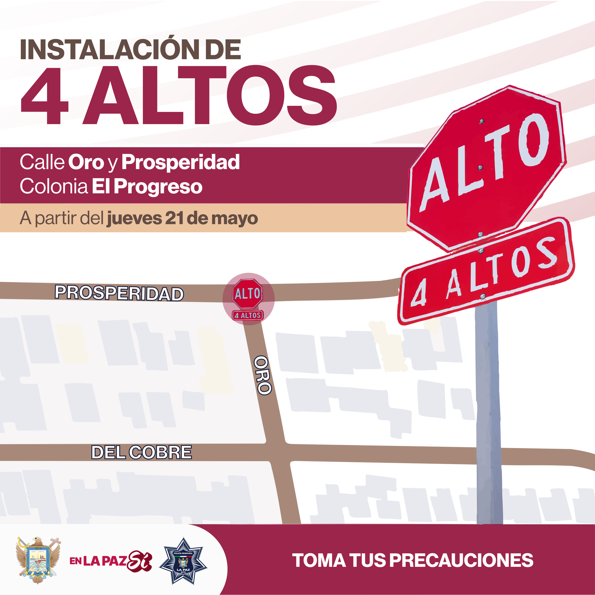 Habilitarán nuevo crucero de cuatro altos en El Progreso