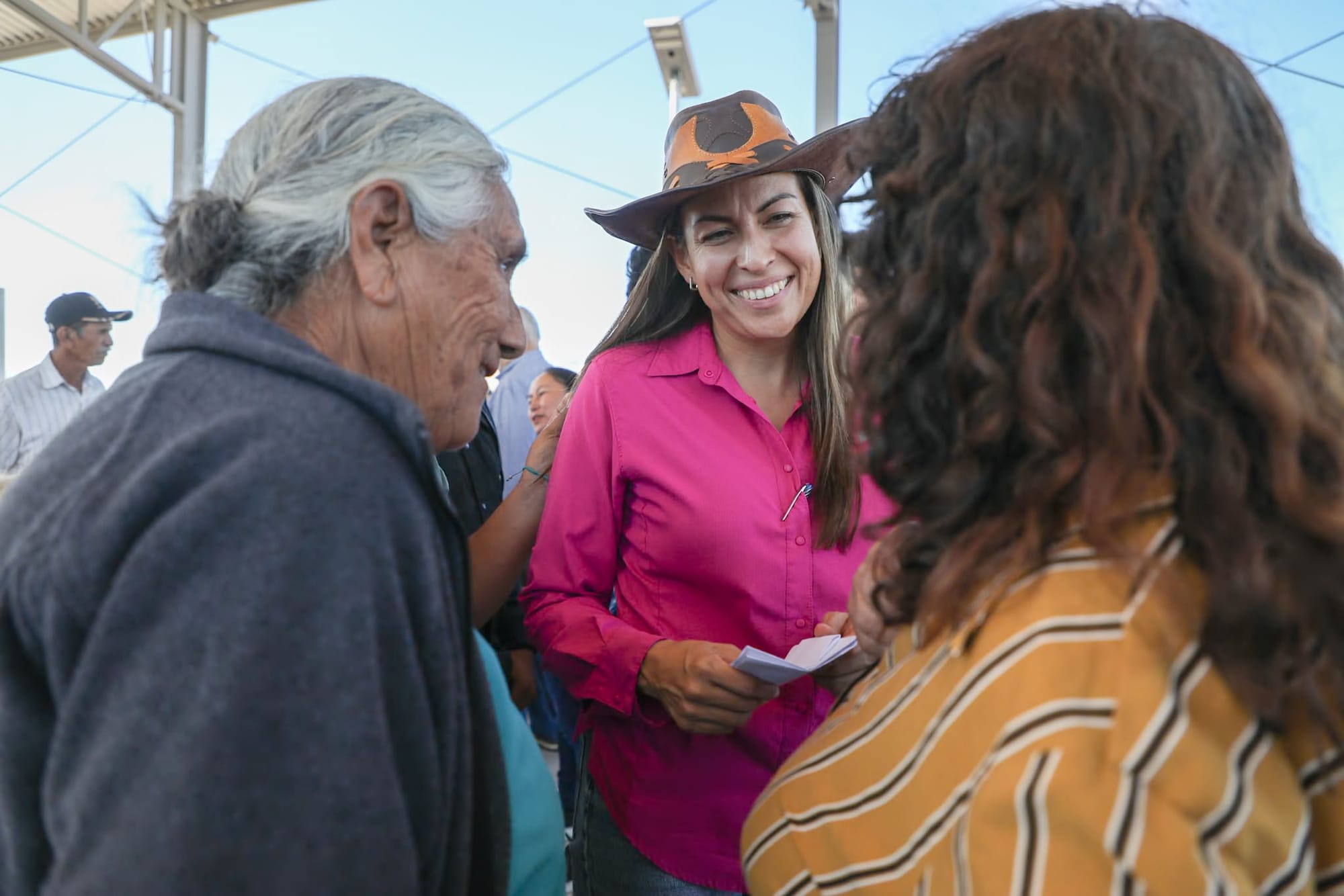 Milena Quiroga refuerza el abasto de agua en San Evaristo y El Pardito