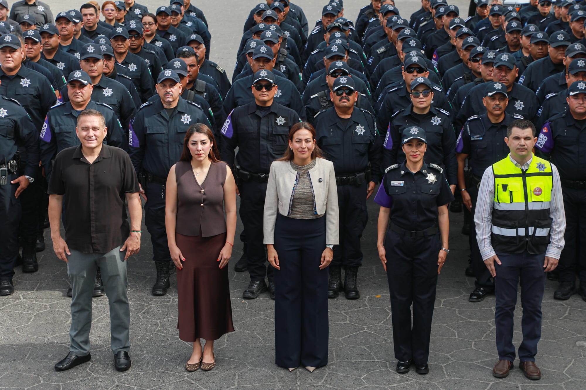 Milena Quiroga fortalece seguridad en La Paz con modelo alineado a Claudia Sheinbaum: prevención, policía cercana y coordinación