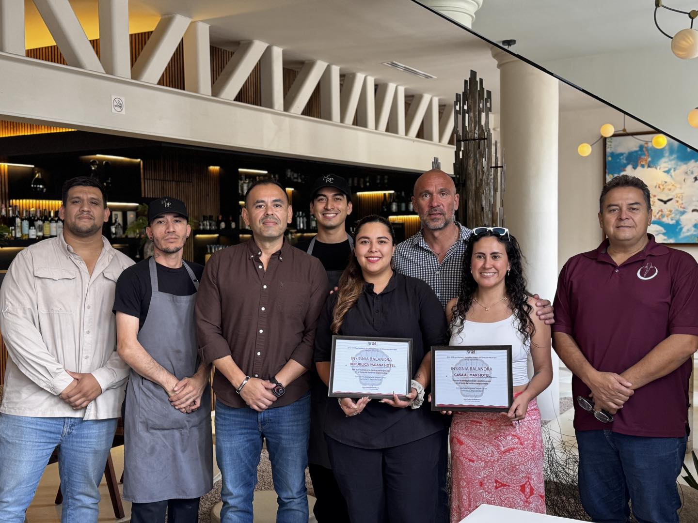 Fortalecen atención turística con entrega de distintivo Balandra a hoteles de La Paz