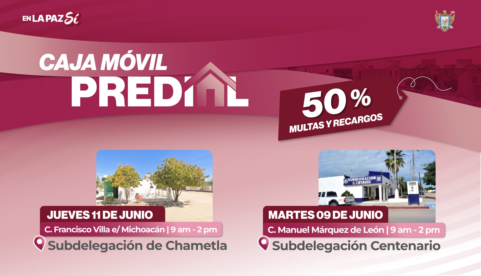 Acerca Ayuntamiento de La Paz facilidades para el pago del predial con cajas móviles