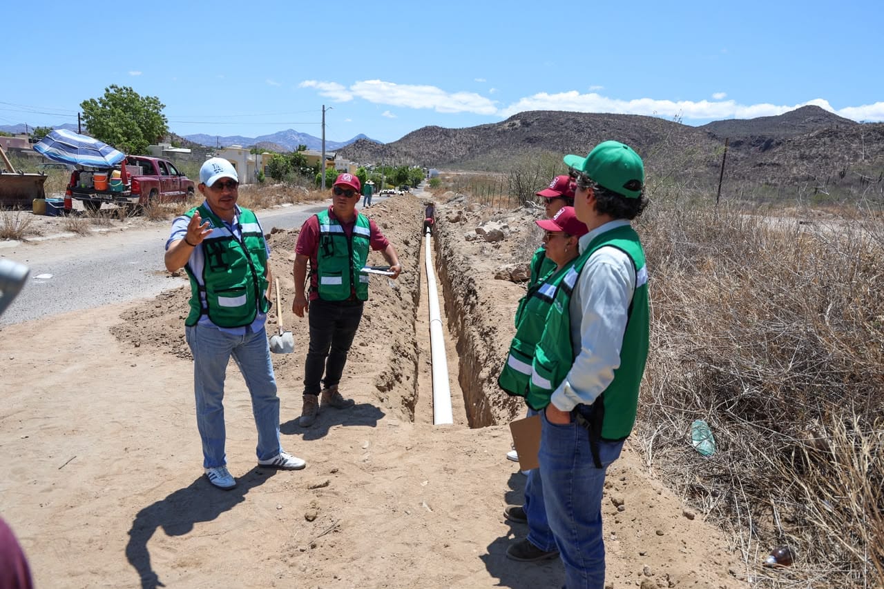 Gobierno Municipal y OOMSAPAS avanzan con nuevas obras del Plan “Más Agua para La Paz”