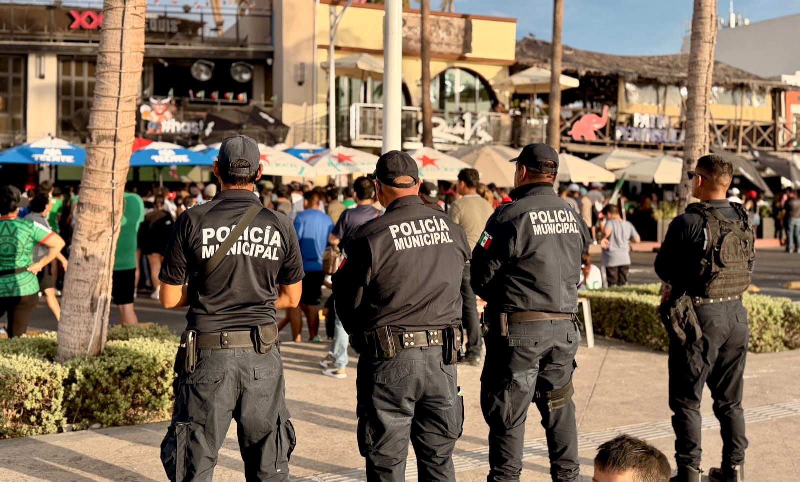 Ayuntamiento de La Paz despliega operativo de seguridad por partido de México