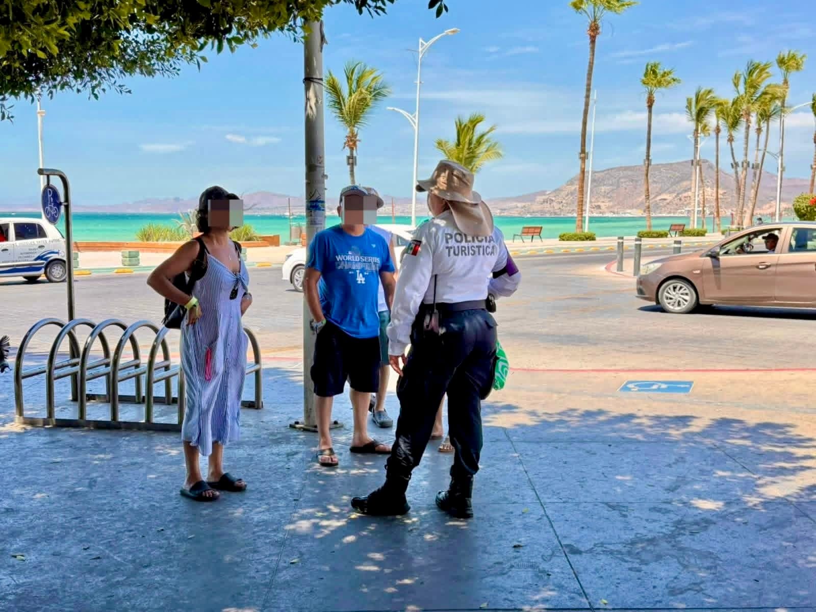 Policía Turística refuerza vigilancia en malecón y zona Centro de La Paz