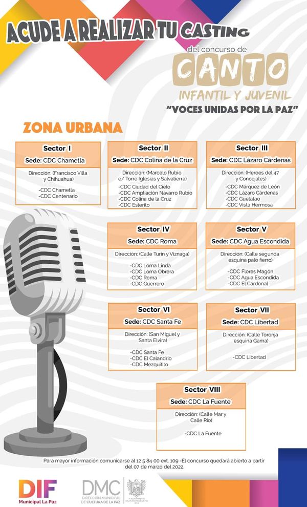 Convocan al “Concurso de Canto
Infantil y Juvenil 2022” en La Paz