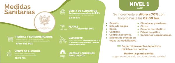 Se establecen nuevas 
medidas sanitarias en La Paz