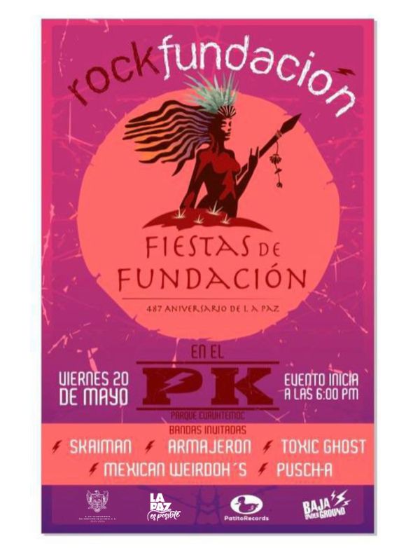 Realizarán Festival de Rock en el marco de las Fiestas de Fundación