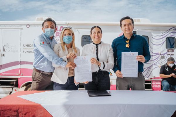 Recibe Ayuntamiento de La Paz en comodato una Unidad Médica Móvil
