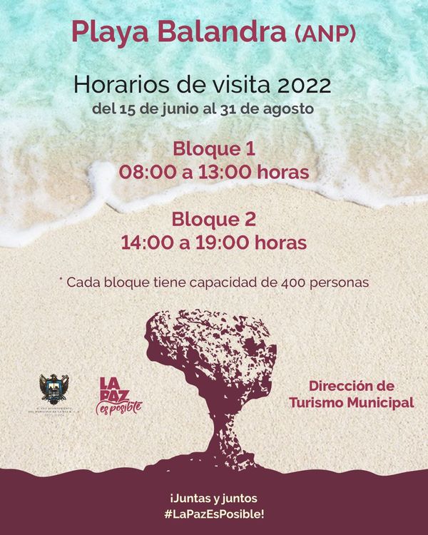 Establecen horarios de ingresó a playa Balandra durante verano
