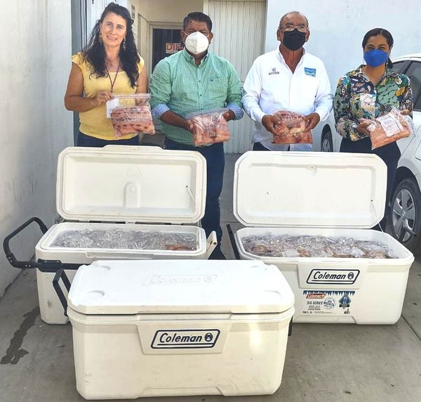 Recibe DIF La Paz donación del Torneo “Pescando en La Paz”