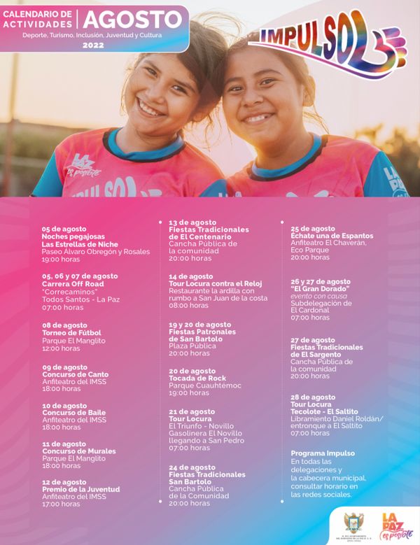 Promueve ayuntamiento paceño diversas actividades culturales durante agosto