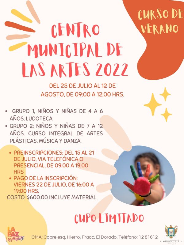 Abren las inscripciones a los Cursos de Verano del Centro Municipal de las Artes