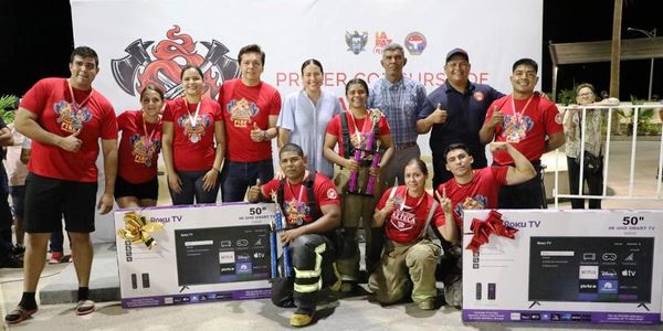 Con gran éxito se celebró 1er. Concurso del Cuerpo de Bomberos en el Malecón