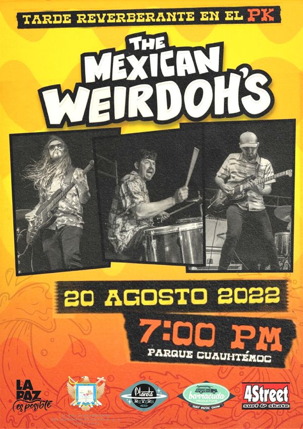 Presentará concierto la banda “The Mexican Weirdoh´s” en La Paz