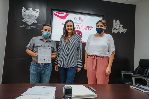 Expiden primera Licencia de Construcción a través del  sistema digital de la VECS