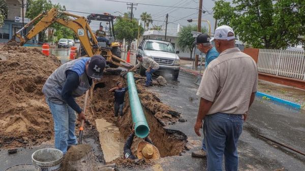 Continúa OOMSAPAS La Paz atendiendo socavones ocasionados por huracán “Kay”