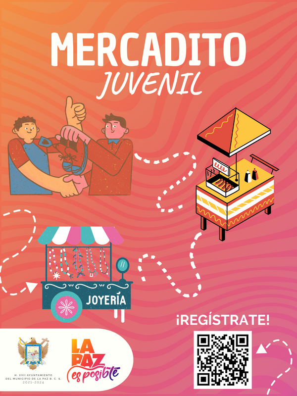 Promueven el proyecto “Mercadito Juvenil” en La Paz