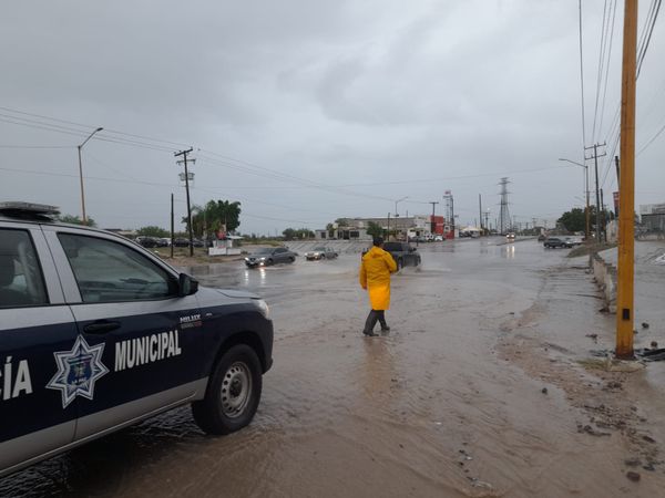 Activa la D.G.S.P.P.P.T.M. operativo “Cruce Seguro de Arroyos”
ante lluvias por la Tormenta  “Javier”