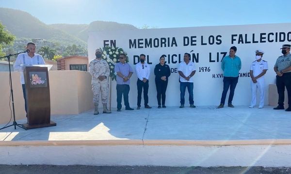 Realizan 46 Aniversario luctuoso de las víctimas del huracán “Lisa”