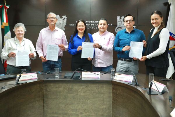 Firman Ayuntamiento de La Paz y Gobierno del Estado convenio de colaboración en materia ambiental