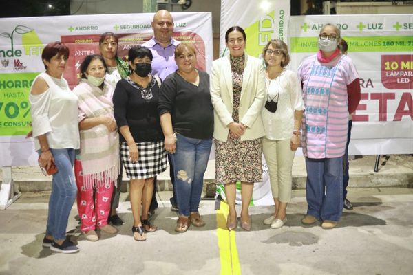 Lleva el Ayuntamiento de La Paz Prende LED a colonia Solidaridad