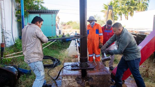 Inicia OOMSAPAS La Paz trabajos de mantenimiento en el pozo 14