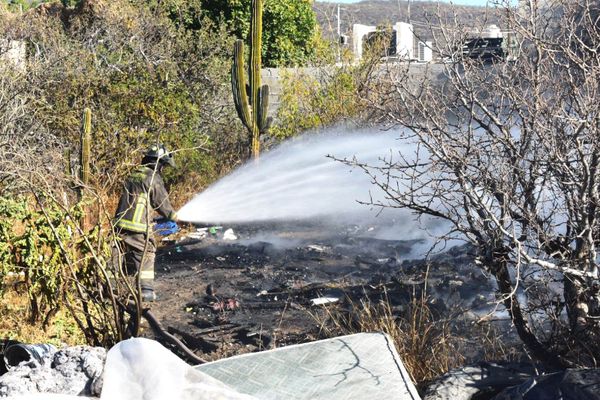 El servicio de Bomberos en La Paz se ha incrementado por incendios provocados