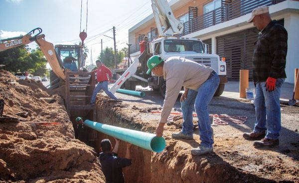 Fueron atendidas 216 fugas por parte del OOMSAPAS La Paz, durante la primera semana del año