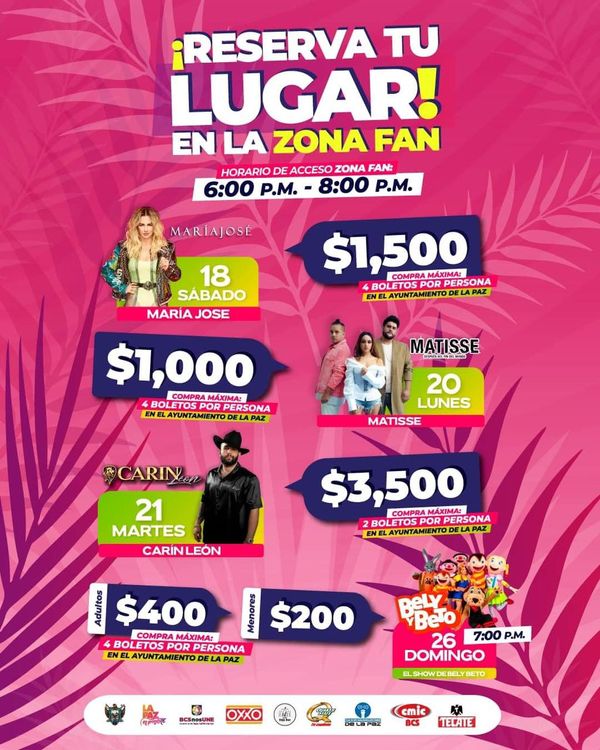 Todo listo para celebración del Carnaval La Paz 2023