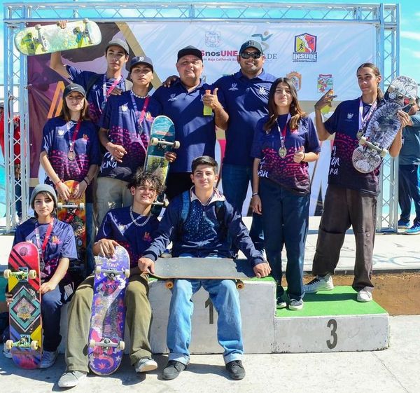 Destacan exponentes paceños de skateboarding en la Etapa Estatal