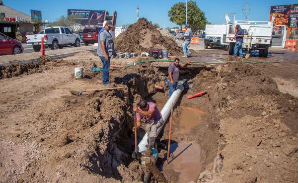 Fueron atendidas 267 fugas por parte del OOMSAPAS La Paz, en el transcurso del 06 al 12 de marzo