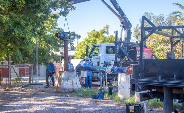Se restablecerá el servicio de agua en las colonias Los Olivos, Ruiz Cortines y El Campanario, luego de culminar trabajos operativos en el pozo 6