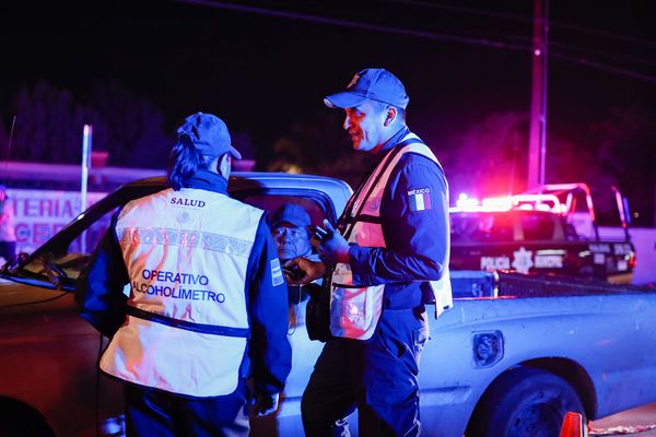 Policía Municipal implementa operativo de alcoholimetría