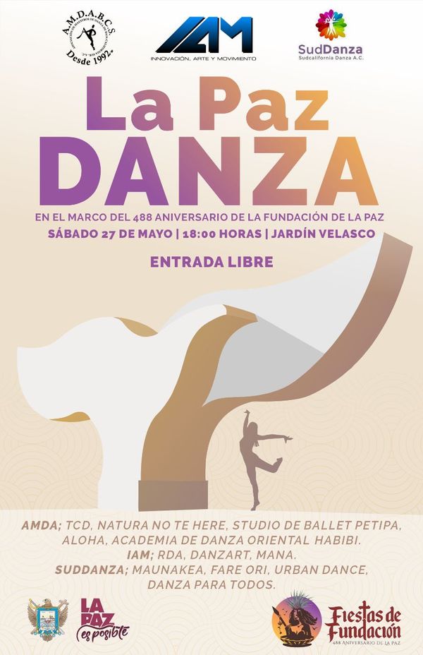 Con el Festival “La Paz Danza”, culmina la celebración del 488 Aniversario de la Ciudad