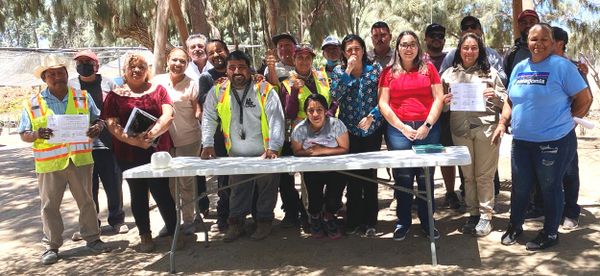 Entregan constancias a participantes del Curso de Lombricomposta