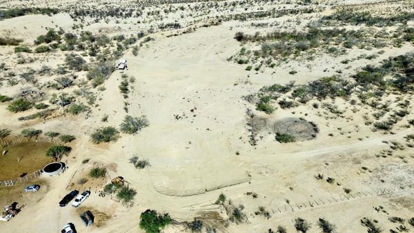 Entrega Ayuntamiento rehabilitación de la hoya de captación de lluvia en “El Rifle”