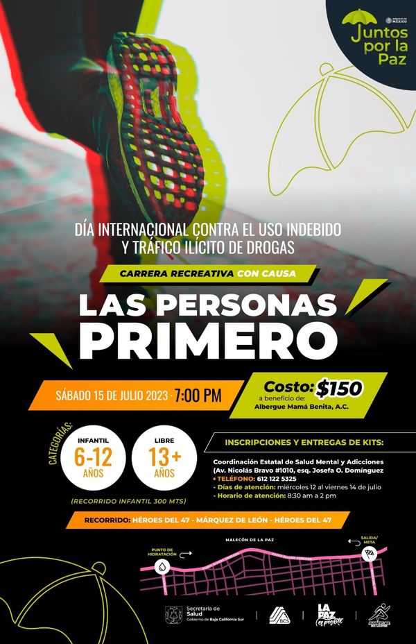 Invita Deporte Municipal a participar en la carrera “Las Personas Primero”