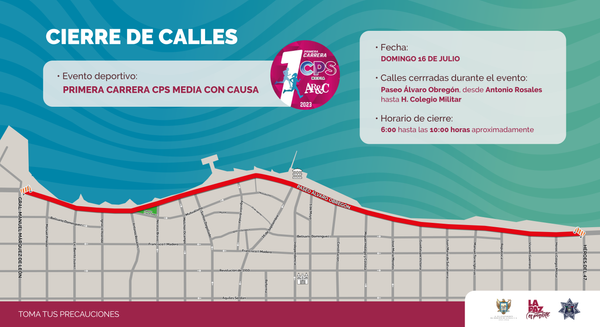 Este fin de semana habrá cierres viales en el malecón por carreras deportivas