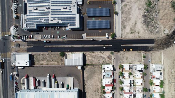 Avanza pavimentación con carpeta asfáltica en la calle Palma Real