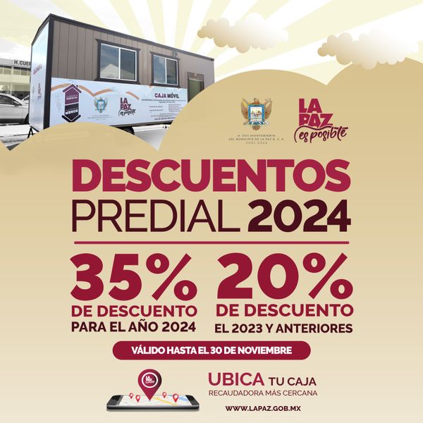 Invita Ayuntamiento a aprovechar últimos días del 35% en pago de Predial