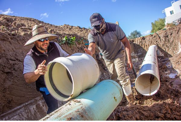 Fueron atendidas 233 fugas por el OOMSAPAS La Paz, del 12 al 18 de febrero